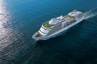 Cruise Ship Aerial Wallpaper Umad