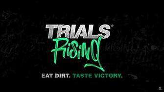 Trials Rising Logo Wallpaper