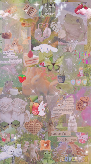 Soft Green Cottagecore Aesthetic Wallpaper Fairy
