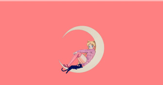 Soft Aesthetic 90s Anime Desktop Wallpaper