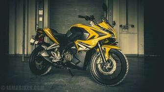 Pulsar Rs Wallpaper HD Yellow