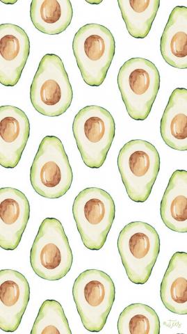 Avocado Wallpaper Yes Plz Android Cute Patterns