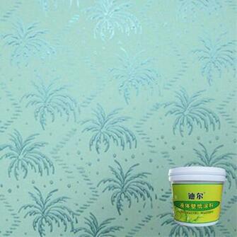 Sky Blue Silks And Satins Paint Liquid Wallpaper Flower Water Based
