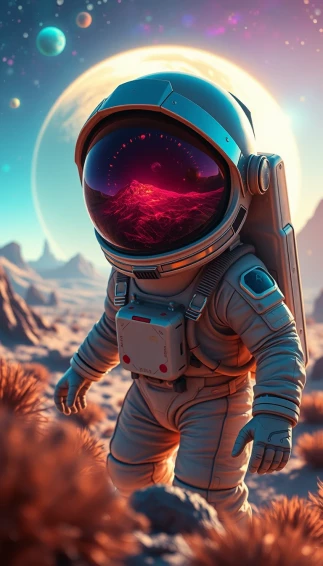 Really Cool Astronaut Wallpaper