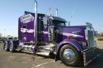 Kenworth W900 Semi Tractor Wallpaper Background