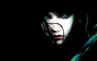 Man Background Papers Woman Blackhair Wallpaper Photo