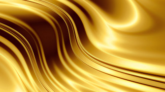 Golden Waves Wallpaper