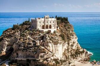 Santa Maria Monastery Tropea Italy Wallpaper HD