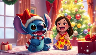 Lilo And Stitch Christmas Wallpaper