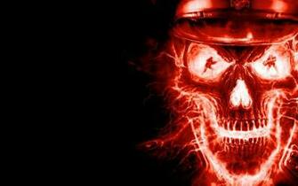 Fire Skull Wallpaper Hq