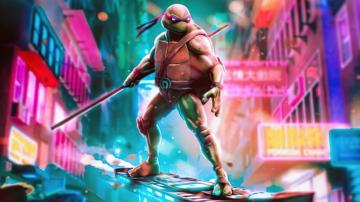 Wallpaper 4k The Cyberpunk Ninja Turtle