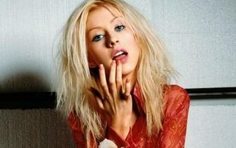Hot Christina Aguilera Wide Wallpaper