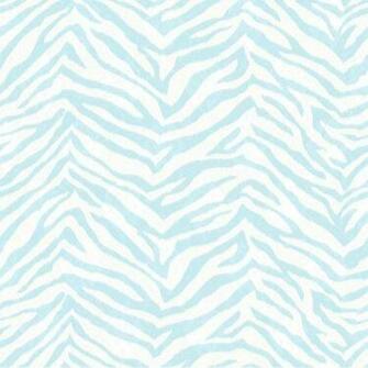 Blue Zebra Print Wallpaper All About