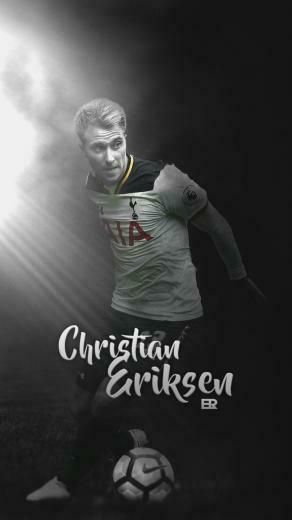 On Christian Eriksen Thfc Phone Wallpaper