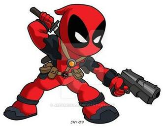 Chibi Deadpool By Jaeyredfield