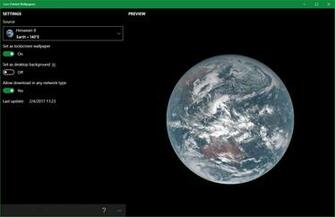 Get Real Time Image With Live Orbital Wallpaper On Windows