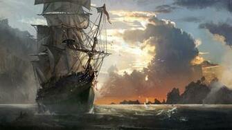 Ghost Pirate Ship Wallpaper HD Pirates In Assassins