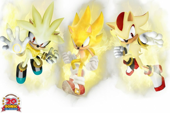 Super Sonic 20th Wallpaper By Sonicx2011