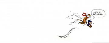 Calvin And Hobbes Exploring Ultra HD Desktop Background Wallpaper