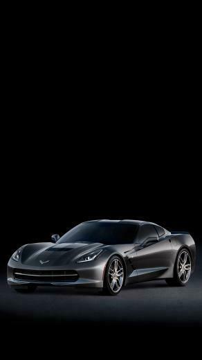 Corvette Stingray Side iPhone Wallpaper