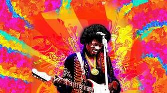 Jimi Hendrix Psychedelic Wallpaper