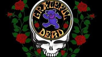 Roses Black Background 60s The Grateful Dead Wallpaper