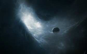 Digital Planets Space Wallpaper