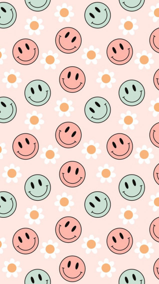 Smiley Face Daisy Wallpaper Aesthetic For