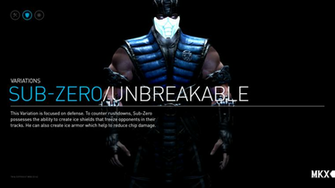 Unbreakable Sub Zero Mkx By Sublzerolfan