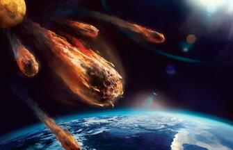 Meteors Universe Space Earth Wallpaper HD Desktop And Mobile