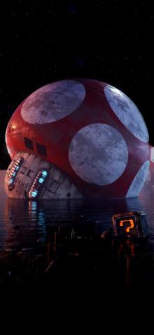 Mario Mushroom Amoled Wallpaper Art By Filip Hodas