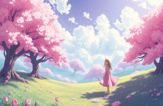 Pink Anime Wallpaper