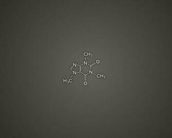 Caffeine Molecule Wallpaper