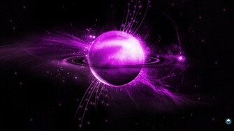 Wallpaper Pink Planet Space Shows