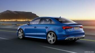 Audi S3 Sedan Color Sepang Blue Rear HD Wallpaper