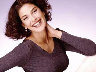 Teri Hatcher Smile Wallpaper Stock