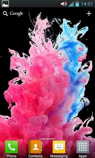 Lg G3 Live Wallpaper With Floating Particles