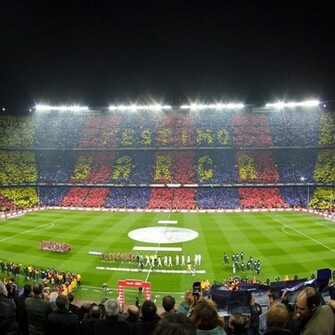 Barcelona Football Stadium iPad Wallpaper