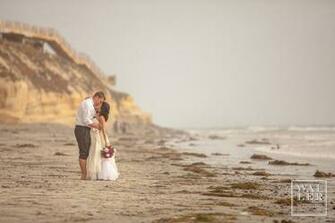 Wedding Beach Sunset HD Desktop Wallpaper