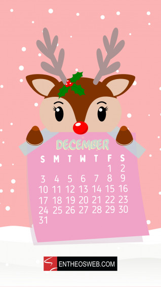 December Calendar Phone Wallpaper Entheosweb