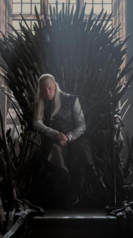 Prince Daemon Targaryen Throne House Of The Dragon Wallpaper 4k HD