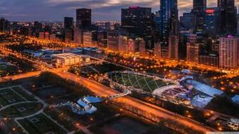 A Of Millennium Park 4k HD Desktop Wallpaper For Ultra
