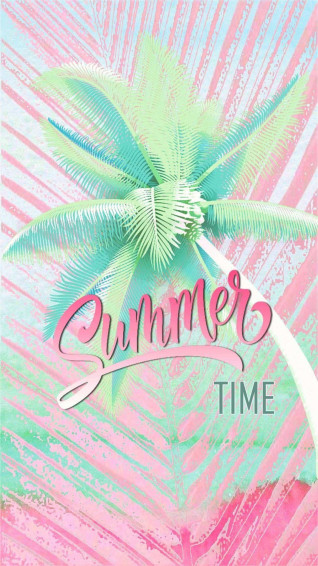 Cute Summer Time iPhone Wallpaper