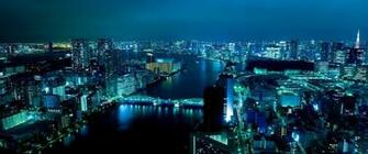 Tokyo City Lights At Night