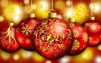 Christmas Ornaments Wallpaper Holiday