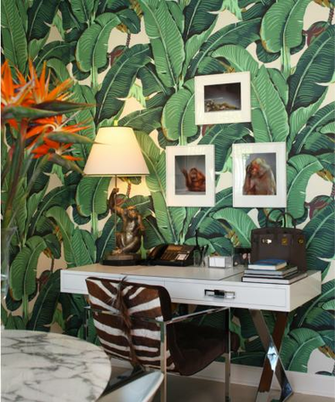 The Original Martinique Banana Leaf Wallpaper William T Georgis