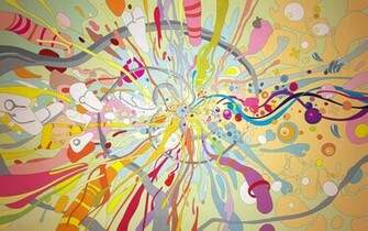 Abstract Psychedelic Wallpaper