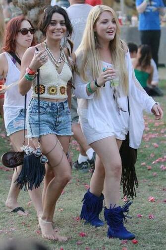 Vanessa Hudgens At Coachella Music Festival Day Gotceleb
