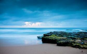 Calm Sea Shore HD Desktop Wallpaper