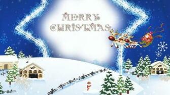 Santas Flight Wallpaper HD